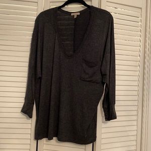 10/$50 Anthropologie Grey Pocket Tee